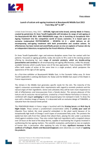 Press release Launch of ostium anti
