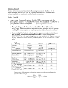 - Carbon Teaching Materials