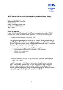 NES General Practice Nursing Programme Case Study