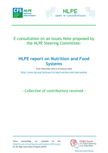 Contributions received - Food and Agriculture Organization of the