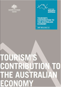 Total tourism contribution, 2012–13