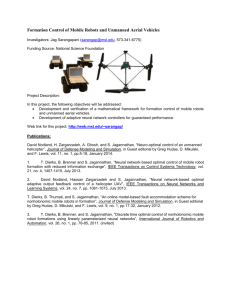 Formation Control of Mobile Robots and Unmanned Aerial Vehicles