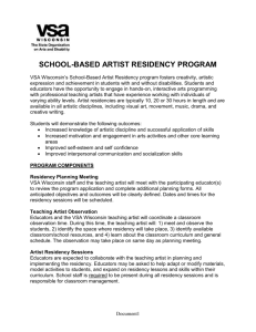 School-Based Artist Residency Overview