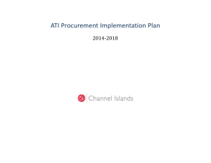 Procurement Implementation Plan 2014