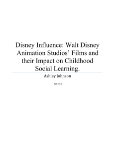 Disney Influence: Walt Disney Animation Studios
