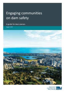 Engaging communities on dam safety