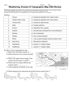 Review Rock cycle & Topo map - cms15-16