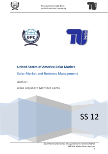 United States of America Solar Market