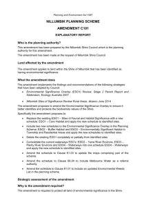 C81 Explanatory report exhibition