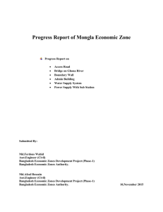 Progress Report of Mongla Economic Zone