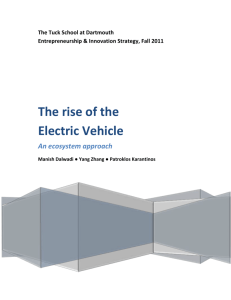 The rise of the Electric Vehicle