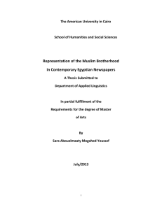 Representation of the Muslim Brotherhood