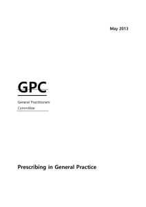 Prescribing in General Practice