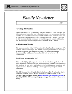 2015 Family Newsletter