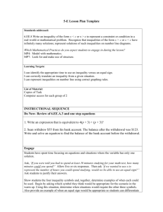 5-E Lesson Plan Template - DPS Middle School Math Wiki