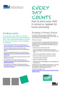 How to enrol a child in school
