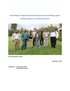 Humidtropics Program Situational Analysis Launch - abay