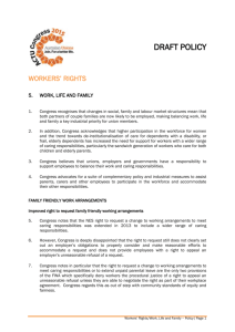 5. Work Life and Family - Draft Policy - Final 21 May 2015