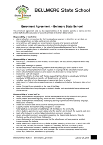 Enrolment Agreement - Bellmere State School