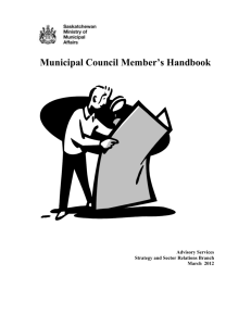 Municipal Council Member Handbook