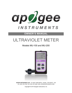 (MU-200). - Apogee Instruments