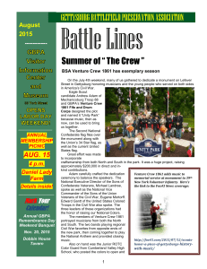 Battlelines/August 2015 - GBPA Gettysburg Battlefield Preservation