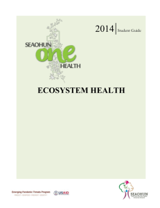 Ecosystem Health Student Guide