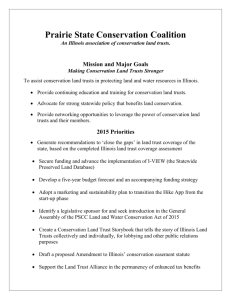 2015 Mission and Priorities - Prairie State Conservation Coalition