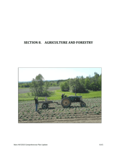 section 8. agriculture and forestry