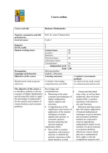 Business Mathematics