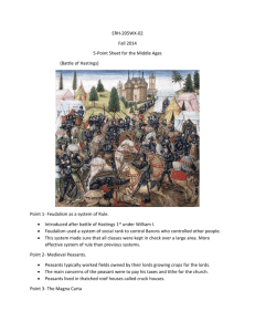 ERH-205WX-02 Fall 2014 5-Point Sheet for the Middle Ages (Battle