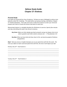 Believe Study Guide - Chapter 27