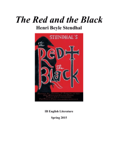 The Red and the Black reading guide