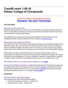 Tnews - Palmer College of Chiropractic