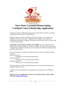 to the application! - Iowa State University Student Alumni