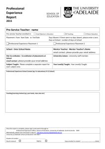 Template: Editable Online  - School of Education