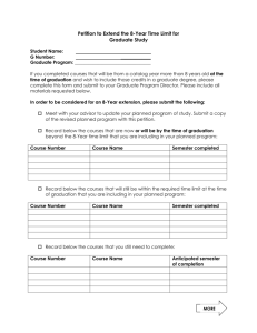 8 Year Extension Form