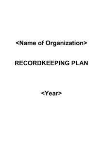 Template for AMENDED Recordkeeping Plans for State government