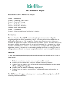 Iowa Narratives Project - Lesson Plans
