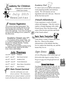 July Newsletter 2015 - Fargo