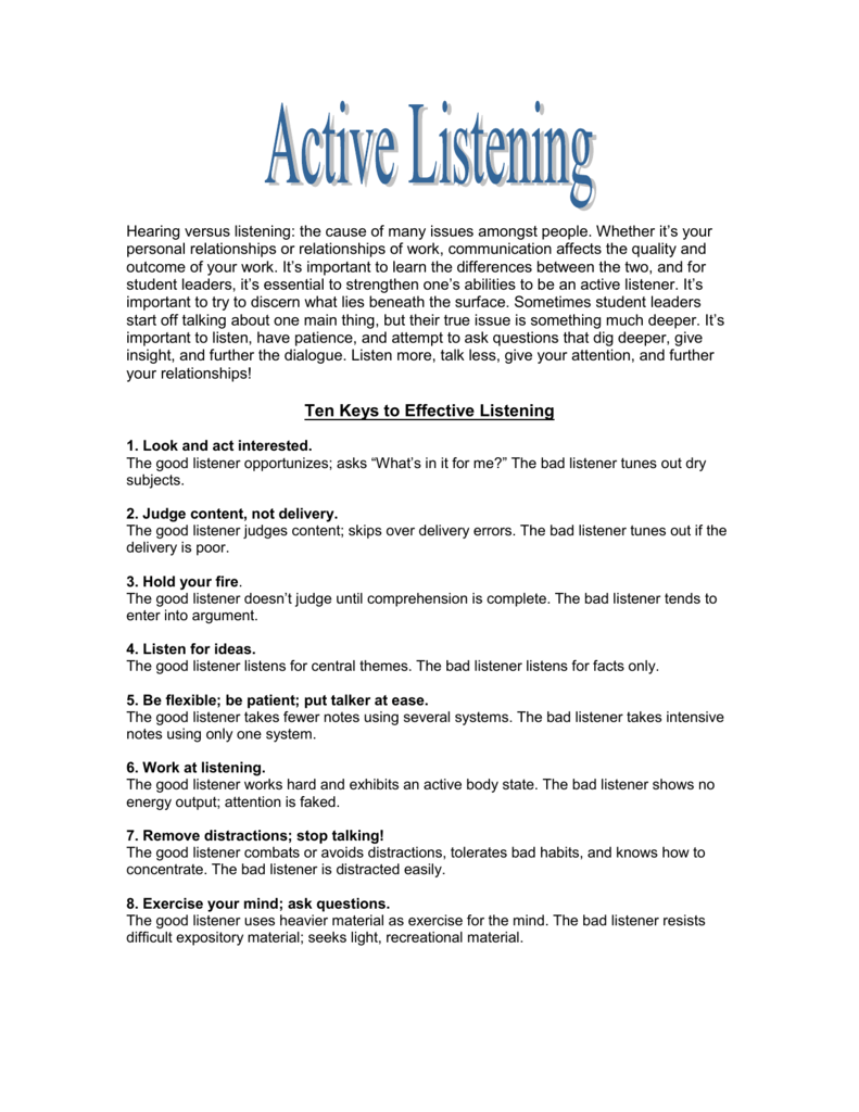 active-listening