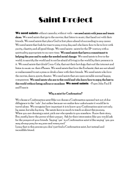 Confirmation name list image