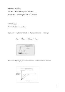 CfE Higher Chemistry