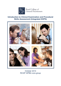 Introduction to Clinical Examination and Procedural