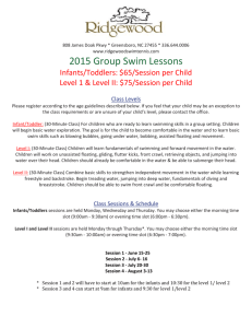 2015 Group Swim Lesson Registration