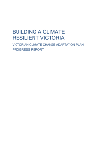 Victorian Climate Change Adaptation Plan Progress Report [MS