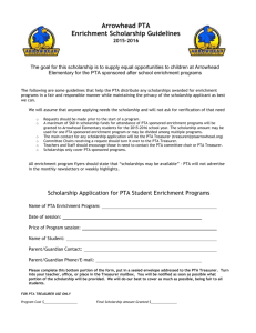 Scholarship Guideline Request Form