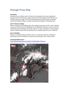 Mainshock Damage Proxy Map - AKShield