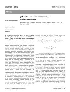 pH switchable anion transport by an oxothiosquaramide