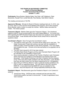 2012-10-11 FWC Board Minutes - Franklin Watershed Committee